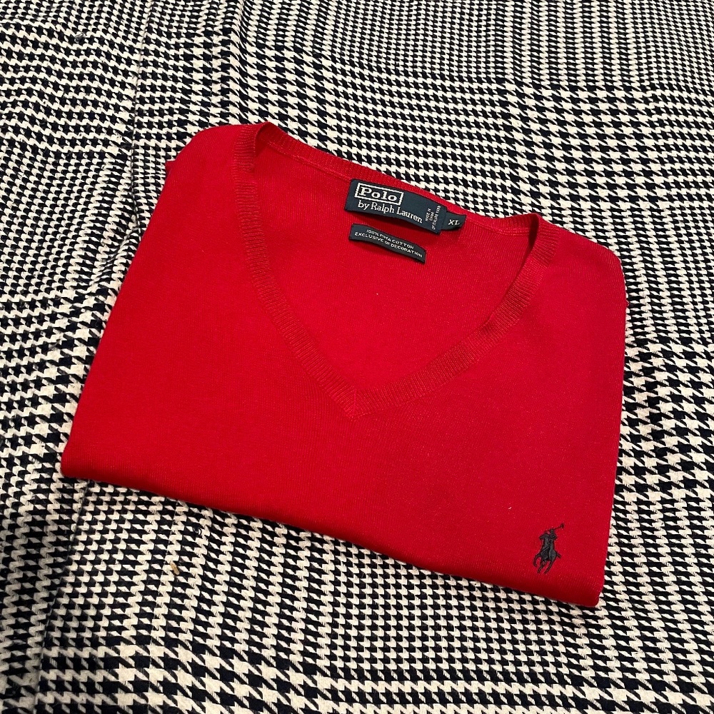 Polo Red Sweater Vest
